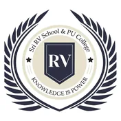 Sri RV School & PU College logo